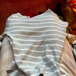 Long sleeve-tight striped shirt. Perfect for fall or spring. Worn once or twice.
